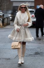 CHRISTINE MCGUINNES Leaves Hair Salon in Alderley Edge 12/18/2019