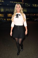CHRISTINE MCGUINNESS Arrives at Breakfast Studios in Manchester 12/20/2019