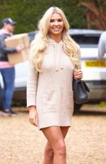 CHRISTINE MCGUINNESS Leaves a Photoshoot in Essex 12/12/2019