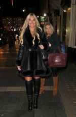 CHRISTINE MCGUINNESS Leaves Lyric Theatre in London 12/11/2019