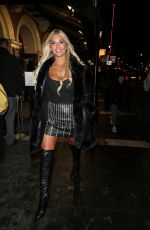 CHRISTINE MCGUINNESS Leaves Lyric Theatre in London 12/11/2019