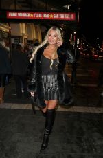 CHRISTINE MCGUINNESS Leaves Lyric Theatre in London 12/11/2019