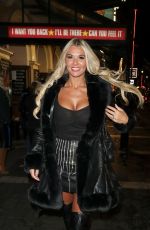 CHRISTINE MCGUINNESS Leaves Lyric Theatre in London 12/11/2019