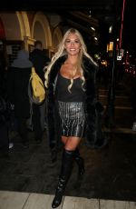 CHRISTINE MCGUINNESS Leaves Lyric Theatre in London 12/11/2019