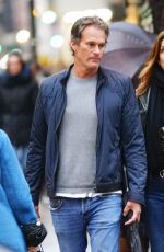 CINDY CRAWFORD and Rande Gerber Out in New York 12/14/2019