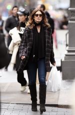 CINDY CRAWFORD Out and About in New York 12/27/2019