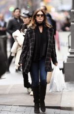 CINDY CRAWFORD Out and About in New York 12/27/2019