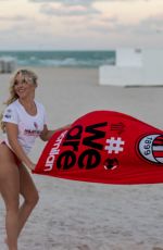 CLAUDIA ROMANO and JESS PICADO at a Beach in Miami 12/08/2019