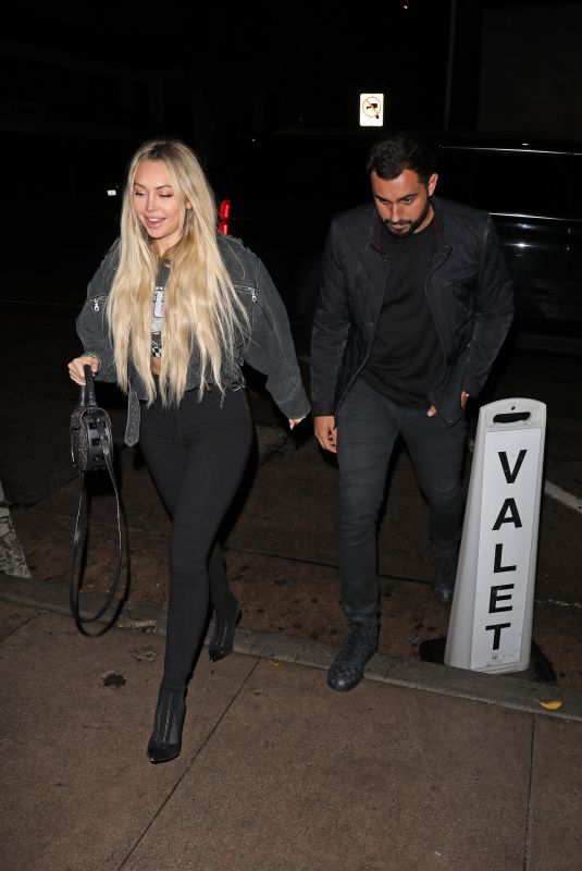 CORRINE OLYMPIOS at Craig’s Restaurant in West Hollywood 12/07/2019