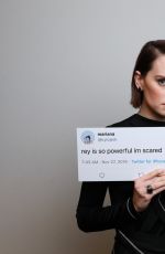 DAISY RIDLEY at a Star Wars Press Junket, 2019