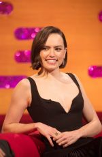 DAISY RIDLEY at Graham Norton Show in London 12/19/2019