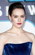 DAISY RIDLEY at Star Wars: The Rise of Skywalker Premiere in London 12/18/2019