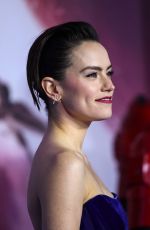 DAISY RIDLEY at Star Wars: The Rise of Skywalker Premiere in London 12/18/2019