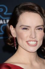 DAISY RIDLEY at Star Wars: The Rise of Skywalker Premiere in Los Angeles 12/16/2019