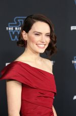 DAISY RIDLEY at Star Wars: The Rise of Skywalker Premiere in Los Angeles 12/16/2019