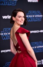 DAISY RIDLEY at Star Wars: The Rise of Skywalker Premiere in Los Angeles 12/16/2019