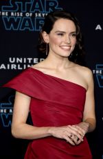 DAISY RIDLEY at Star Wars: The Rise of Skywalker Premiere in Los Angeles 12/16/2019