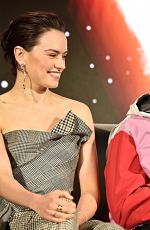 DAISY RIDLEY at Star Wars: The Rise of Skywalker Press Conference in Pasadena 12/04/2019
