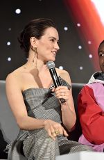 DAISY RIDLEY at Star Wars: The Rise of Skywalker Press Conference in Pasadena 12/04/2019