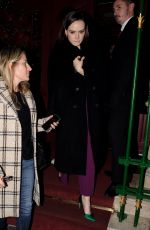 DAISY RIDLEY Leaves Park Chinois Restaurant in London 12/19/2019