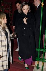 DAISY RIDLEY Leaves Park Chinois Restaurant in London 12/19/2019