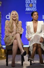 DAKOTA FANNING at 77th Annual Golden Globe Awards Nominations Announcement in Beverly Hills 12/09/2019