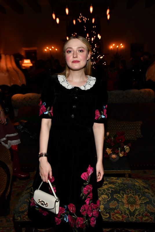 DAKOTA FANNING at Eat the Sun by Floria Sigismondi Book Party in Los Angeles 12/17/2019