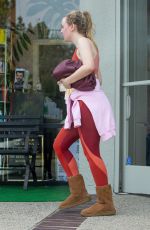 DAKOTA FANNING Leaves a Gym in Los Angeles 12/11/2019