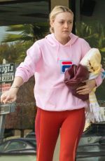 DAKOTA FANNING Leaves a Gym in Los Angeles 12/11/2019