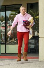 DAKOTA FANNING Leaves a Gym in Los Angeles 12/11/2019