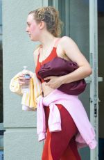DAKOTA FANNING Leaves a Gym in Los Angeles 12/11/2019