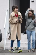 DAKOTA JOHNSON and ADDISON TIMLIN Leaves Nail Salon in Los Angeles 12/03/2019