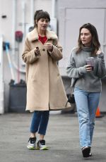 DAKOTA JOHNSON and ADDISON TIMLIN Leaves Nail Salon in Los Angeles 12/03/2019