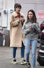 DAKOTA JOHNSON and ADDISON TIMLIN Leaves Nail Salon in Los Angeles 12/03/2019