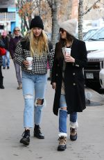 DAKOTA JOHNSON and APPLE MARTIN Out for Lunch in Aspen 12/23/2019