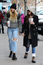DAKOTA JOHNSON and APPLE MARTIN Out for Lunch in Aspen 12/23/2019