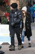 DAKOTA JOHNSON and APPLE MARTIN Out for Lunch in Aspen 12/23/2019