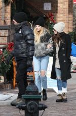 DAKOTA JOHNSON and APPLE MARTIN Out for Lunch in Aspen 12/23/2019