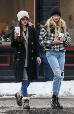 DAKOTA JOHNSON and APPLE MARTIN Out for Lunch in Aspen 12/23/2019