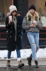 DAKOTA JOHNSON and APPLE MARTIN Out for Lunch in Aspen 12/23/2019