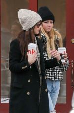 DAKOTA JOHNSON and APPLE MARTIN Out for Lunch in Aspen 12/23/2019