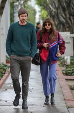 DAKOTA JOHNSON and Blake Lee Out in West Hollywood 12/04/2019