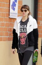 DAKOTA JOHNSON Leaves a Gym in Los Angeles 12/06/2019
