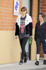 DAKOTA JOHNSON Leaves a Gym in Los Angeles 12/06/2019