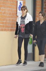 DAKOTA JOHNSON Leaves a Gym in Los Angeles 12/06/2019