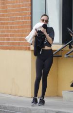 DAKOTA JOHNSON Leaves a Gym in Los Angeles 12/06/2019