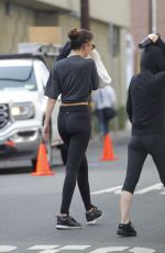 DAKOTA JOHNSON Leaves Tracy Anderson Studios in Los Angeles 12/06/2019