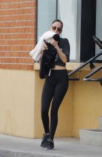 DAKOTA JOHNSON Leaves Tracy Anderson Studios in Los Angeles 12/06/2019