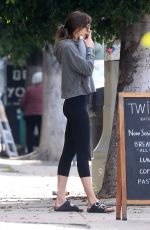 DAKOTA JOHNSON Leaves Yoga Class in Studio City 12/10/2019