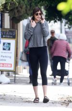 DAKOTA JOHNSON Leaves Yoga Class in Studio City 12/10/2019